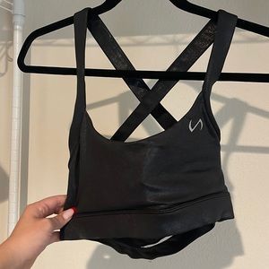 Sparkle metallic tlf sports bra